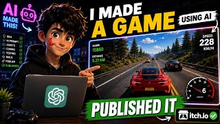 I made a game using AI and published it | CAR  RACING Game made with AI | Game Making Challenge |  screenshot 3