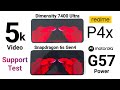 Realme P4x vs G57 Power 5k Video Support Test🔥🔥🔥