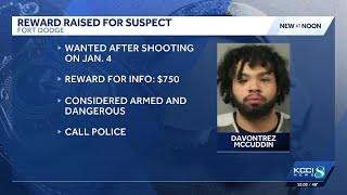 Search continues for suspect wanted in Fort Dodge attempted murder, reward increased