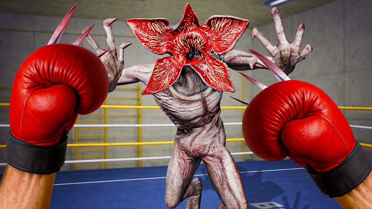 VR Boxing But I KILLED A Demogorgon...