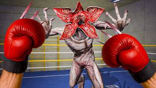Vr Boxing But I Killed A Demogorgon...