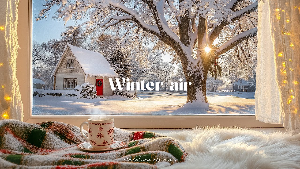 when december snow turns mornings into quiet dreams ☃️🤍 soft guitar music