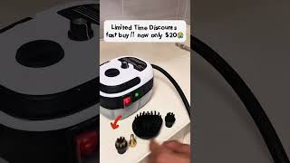 Powerful 2500W Steam Cleaner Kit for Kitchen & Car #steamcleaner