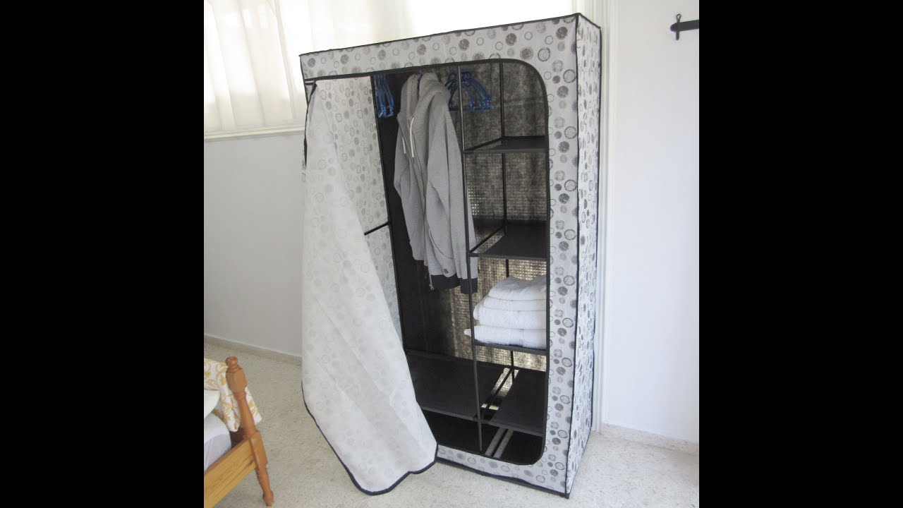 Fabric Wardrobe from Lidl Livarno Living. How To Assemble 