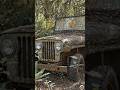 Rusty Jeep to Army Green Beast 💚 | Full Restoration &amp; Transformation 🔧🪖 #restoration