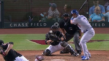 LAD@ARI: Guerrero comes off bench for RBI double