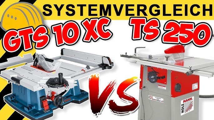 Machine Atlas on X: Bosch's new GTS 635-216 is one of the most popular  table saws in Europe right now. But how does it differ from the old GTS 10  XC? Find