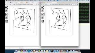 Collaborative drawing application