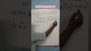 If X + 1/X = 3 then X² + 1/X² = ?