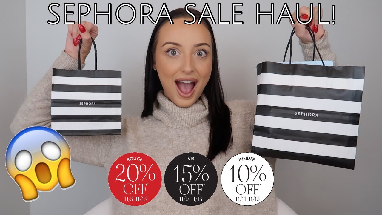 Sephora Holiday Sale Haul 2021 | Makeup, Skincare, and More!