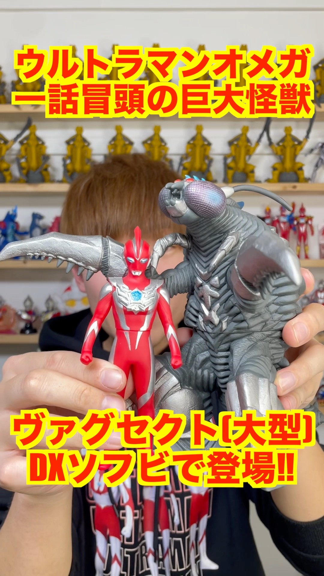 Ultra Monster DX] A giant Vagsect soft vinyl figure is here