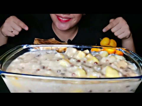 ASMR BINIGNIT FILIPINO SWEET FRUITY DESSERT || NO TALKING VIDEO ASMR BINIGNIT FILIPINO SWEET FRUITY DESSERT || NO TALKING VIDEO