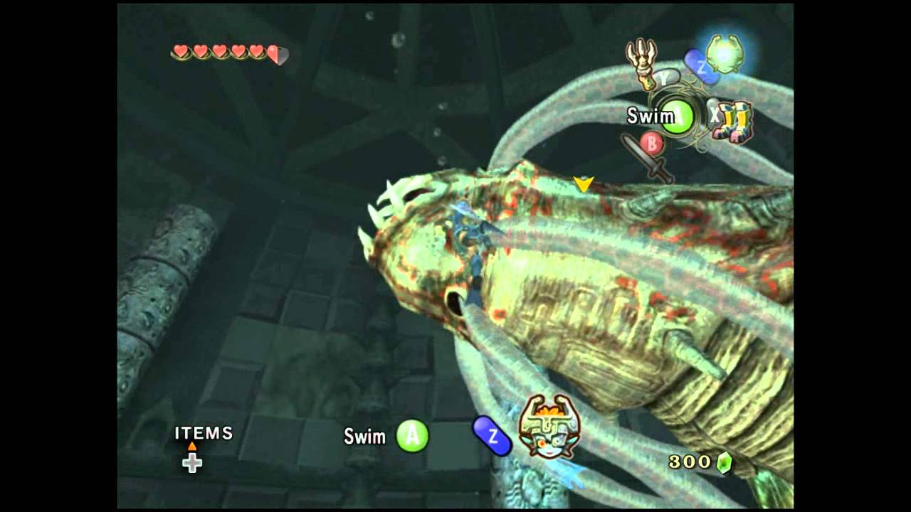 Morpheel Zelda Twilight Princess (lake/water temple boss) YouTube