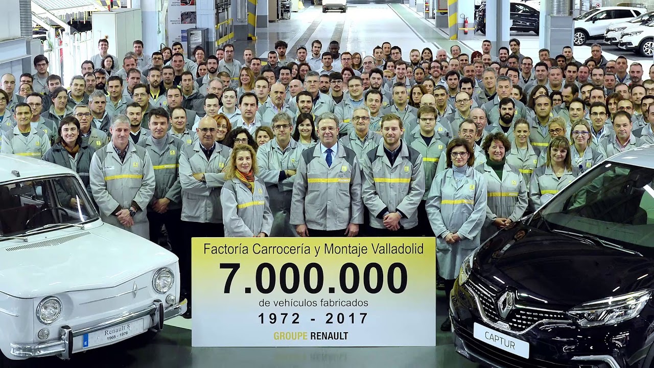 Renault Valladolid fabrica su coche número siete millones