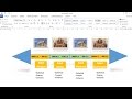 Como hacer una linea de tiempo en word 2013
