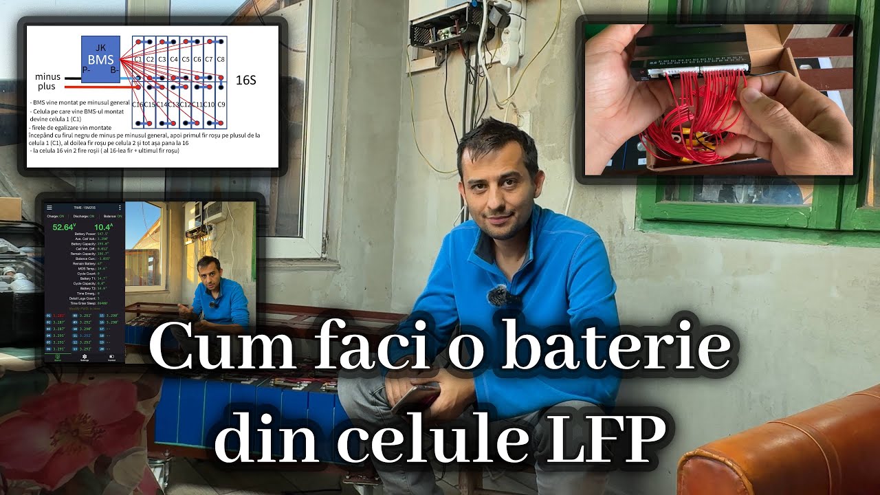 Cum faci o baterie ieftina din celule LiFePO4 pas cu pas