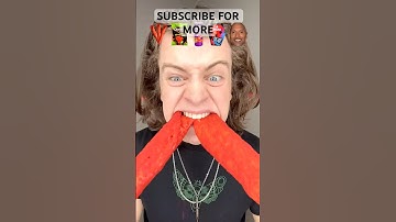 Giant Red Taki - Real Tcheck #memes #funny #food #viral #reaction #giant #spicy #hot #shorts