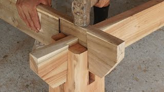 Amazing Wood Bed Very Easy To Make Woodworking Tutorial  Techniques Of Carpenter For Beginner