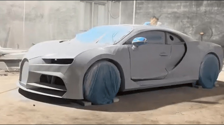Самодельный Bugatti Chiron Sport за 9 минут | Реплика.