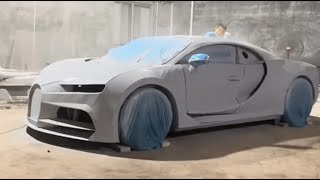 Самодельный Bugatti Chiron Sport за 9 минут | Реплика.