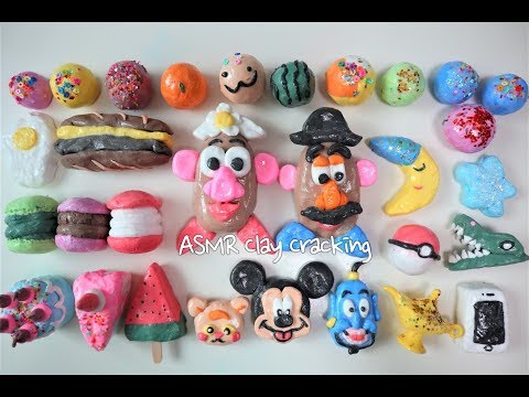 점토부수기 ASMR｜clay cracking toy story <strong>aladdin</strong> <strong>disney</strong> simba 粘土割れ nứt đất sét растрескивание глины