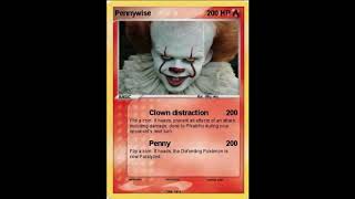 Pennywise Pokémon cards