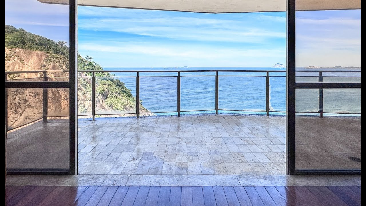 A vista mais bonita do Leme, RJ - 270mº de panorâmica (original 4 qs. + 2 salas + 2 dependências)