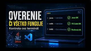 Java + VS Code: Inštalácia cez terminál krok za krokom