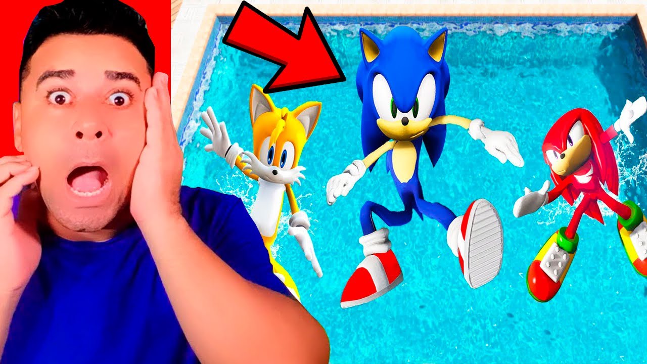 REAGINDO AO SONIC, TAILS & KNUCKLES vs Queda de 9.784.235 de Altura😱