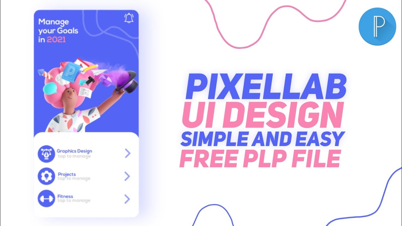 PixelLab UI Design 😍 || Free plp file ||SaFi Designs - YouTube