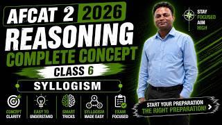 🚀 AFCAT 2 2026 Reasoning Syllogism Complete Concept Class 6🔥 | Noval Doon Defence Academy