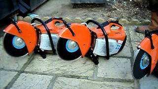 Stihl Ts410 Saws Being Tested 1 Pull