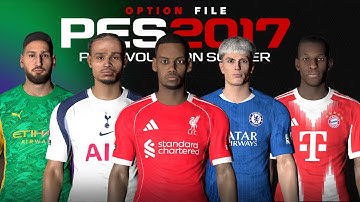 PES 2017 OPTION FILE 2026 UPDATE TRANSFERS