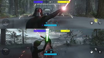 STAR WARS™ Battlefront™ VADER V.S. LUKE SPLIT SCREEN