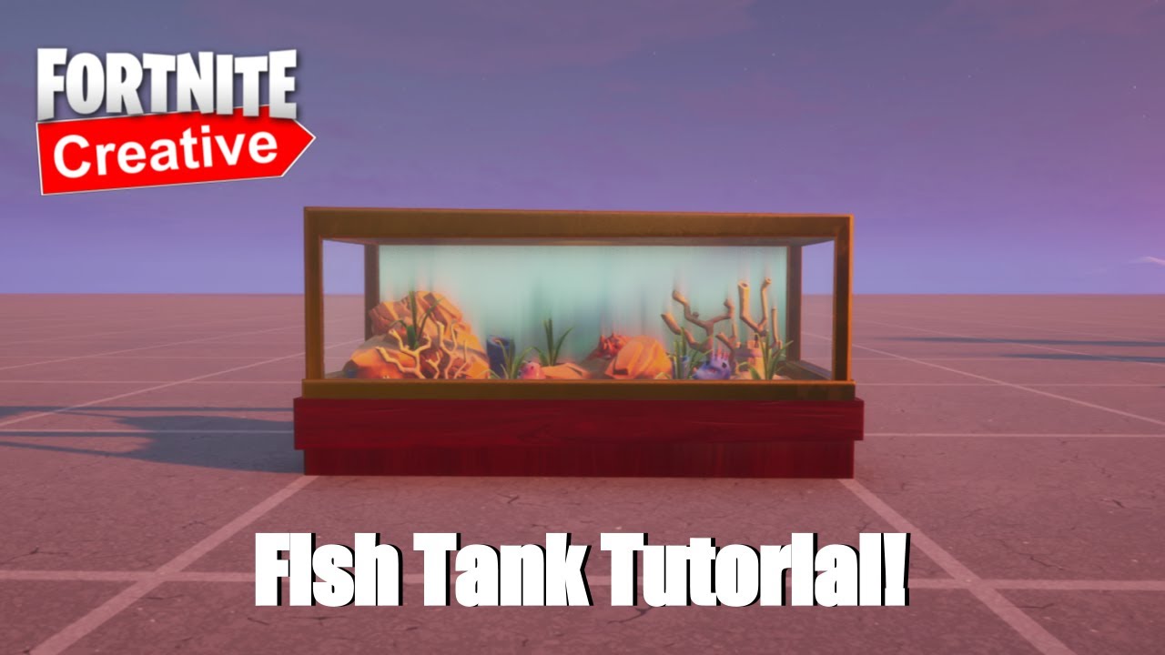 How To Build A Fish Tank In Fortnite Creative Fortnite Creative Tutorial Youtube