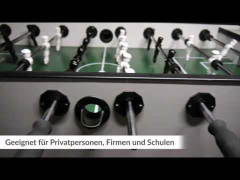 Die Vector Kickertische sind optimal für Hobbyspieler, Firmen oder auch Schulen geeignet. Hier gespielt von Tischfussball-Nationalspieler Oke Harms.