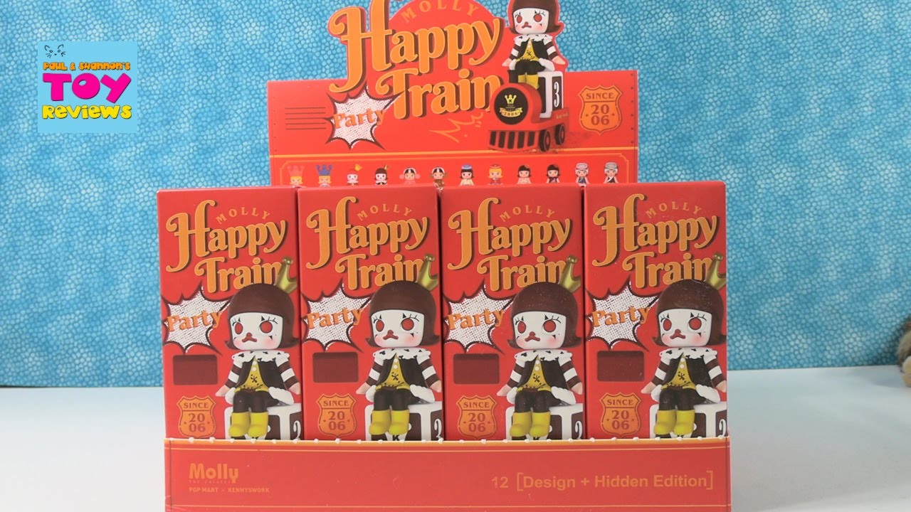 POPMART MOLLY ハッピートレインパーティー12個セット Molly Happy Train Mini Series by Kenny Wong : Blind Box