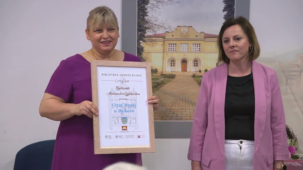 Urząd Miejski w Bychawie Ambasadorem Czytelnictwa