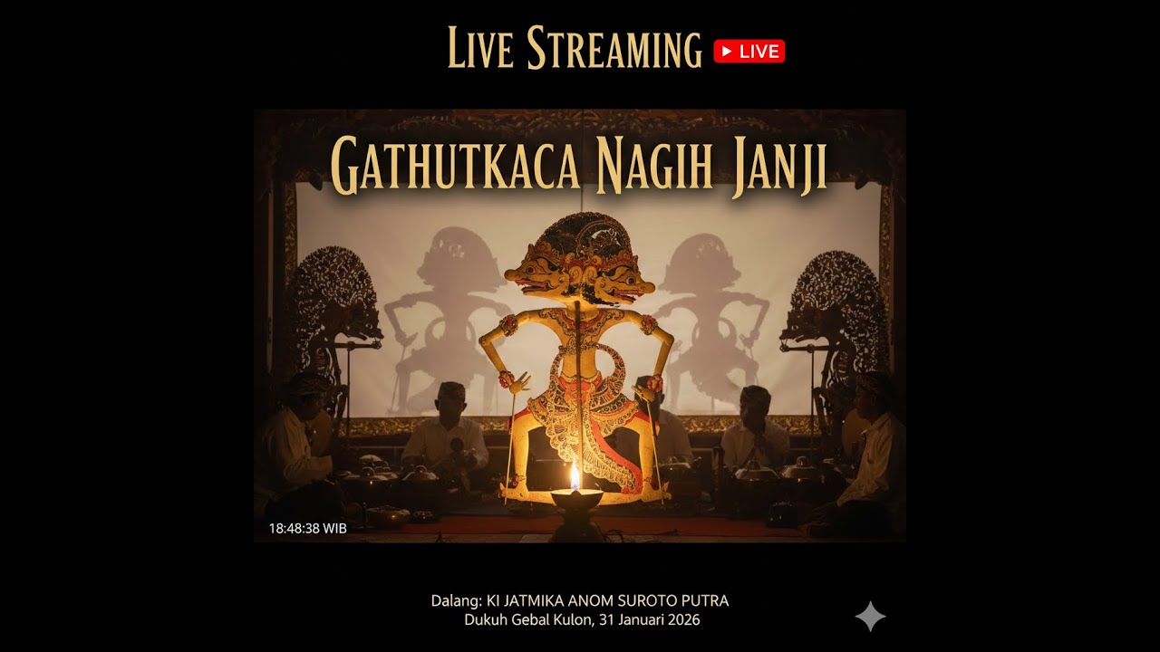 LIVE STREAMING PAGELARAN WAYANG DUKUH GEBAL KULON 2026