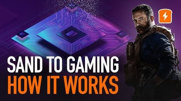 How Sand Becomes a Computer That Plays Games