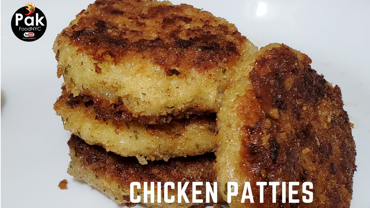 Chicken Patties Easy Recipe! PakFoodNYC YouTube