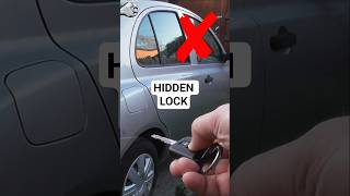 Nissan Hidden Key Lock Entry #hiddenkey #keyentry #nissanlock #nissan #doorlock