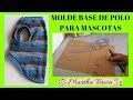 Molde Base de Polo Talla 1 para mascotas-DIY.