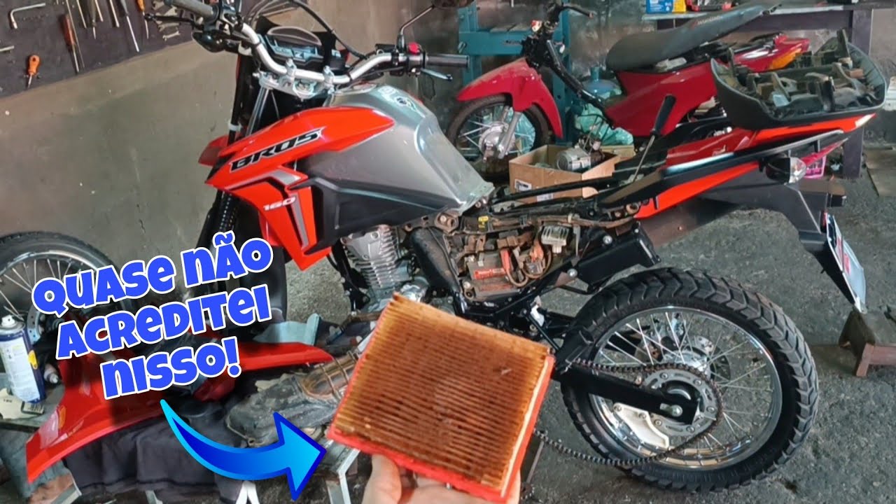 FIZ REVISÃO EM UMA BROS 160 2022 com apenas 6000 km rodados