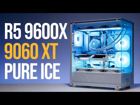 Video Pure White Aesthetics: Building a Ryzen 9600X & RX 9060 XT Gaming PC - youtube