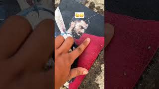 Destroyed!! 😐 Virat Kohli Drawing #shorts #viratkohli #rcb screenshot 3