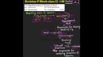48 | P Block Elements class 12 | P block for NEET | P block for JEE | NEET PYQ with Solution #Shorts