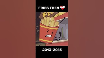 Fries THEN vs NOW #bfdi #edit #fries