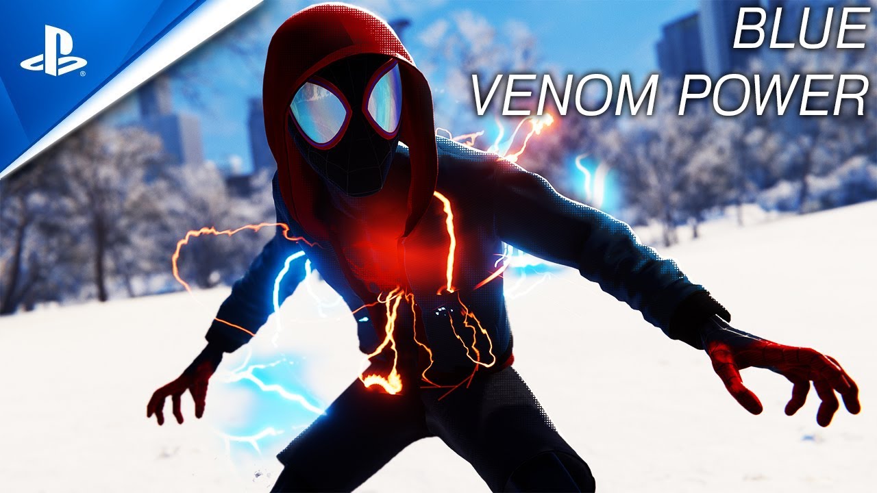 NEW BLUE VENOM POWERS in Miles Morales PC MOD SpiderMan Miles