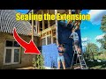 House Extension getting an Air Barrier